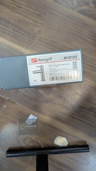 Ibergrif M18103 Grifo de Lavabo SOLO AGUA FRÍA