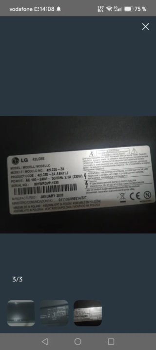 LG 42LC55 Televisor
