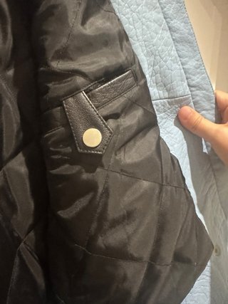 Bomber de cuero de Jen Ceballos x Mango