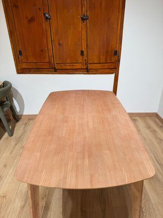 Mesa comedor en madera de roble