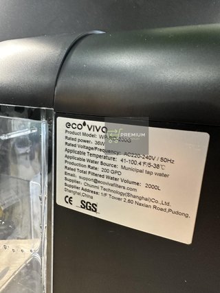 Ecoviva Sistema de ósmosis para el agua potable