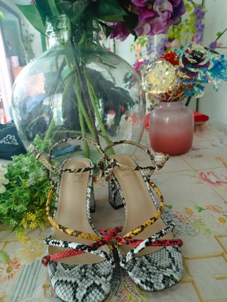 Sandalias de verano multicolor