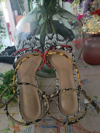 Sandalias de verano multicolor
