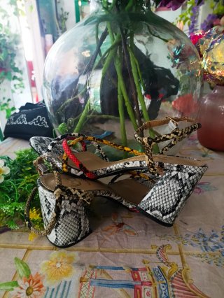 Sandalias de verano multicolor