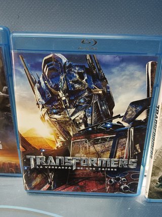 blu ray, TRANSFORMERS , 1, 2 Y 3 - BUEN ESTADO