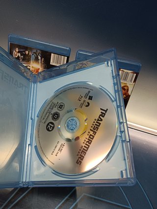 blu ray, TRANSFORMERS , 1, 2 Y 3 - BUEN ESTADO