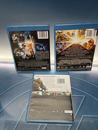blu ray, TRANSFORMERS , 1, 2 Y 3 - BUEN ESTADO