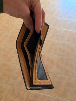 Cartera hombre negra
