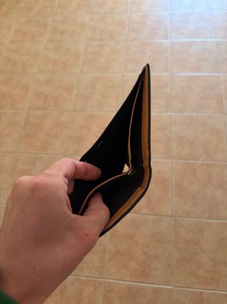 Cartera hombre negra