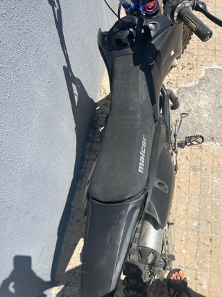 Pit Bike Motocross Malcor Negra y Blanca