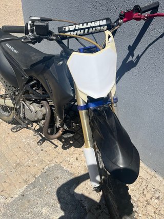 Pit Bike Motocross Malcor Negra y Blanca