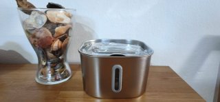 Fuente para mascotas acero inoxidable