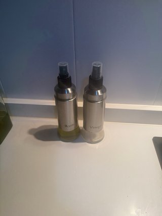 Set Botes Spray Aceite y Vinagre