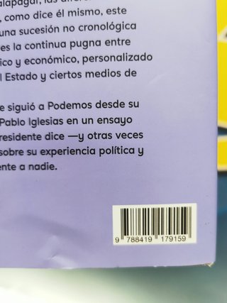 Libro, VERDADES A LA CARA Pablo Iglesias, en perfecto estado