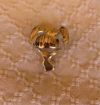 Anillo UNO de 50 Corazón Plata