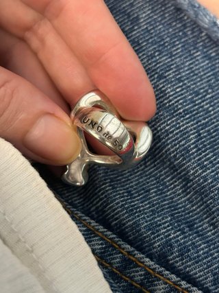 Anillo UNO de 50 Corazón Plata