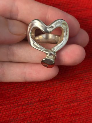 Anillo UNO de 50 Corazón Plata