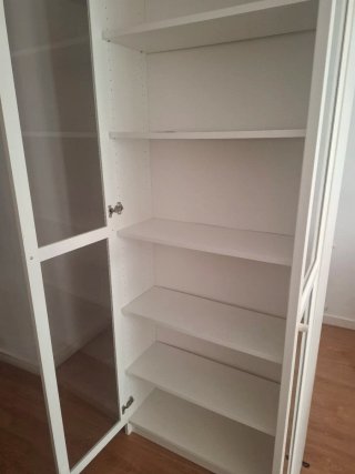 Vitrina Ikea Blanca Cristal 2 meses uso