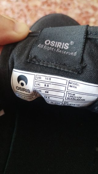 Zapatillas skate Osiris Mith Negras