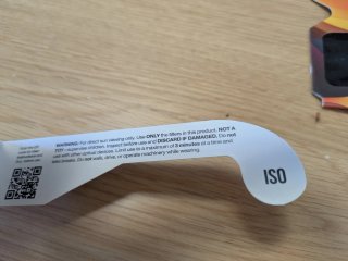 Gafas para eclipse solar 5 unidades