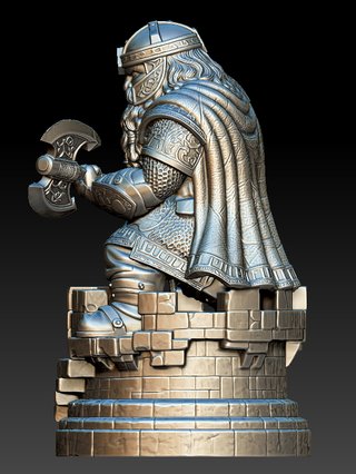 Gimli Resina 10cm
