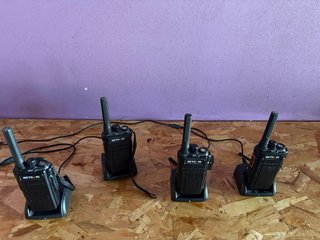 4 WALKIE TALKIES RETEVIS – PACK COMPLETO – 86€