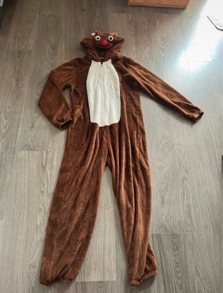 Pijama reno capucha Navidad