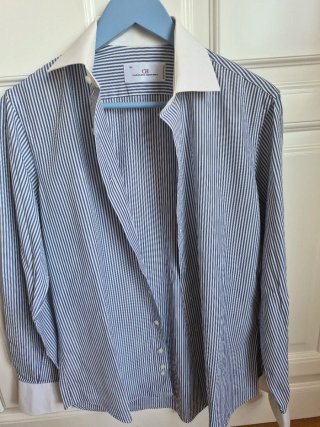 Camisa Vestir Carolina Herrera Cuello Blanco