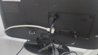 Tv 22"+consola retro de regalo ascao