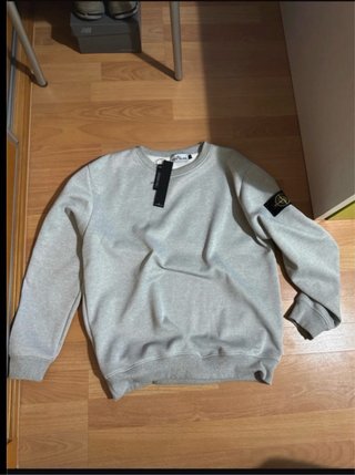 Sudadera Stone Island Gris Talla L nueva