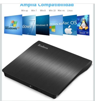 Grabadora DVD/CD Externa USB 3.1 Rodzon a Estrenar