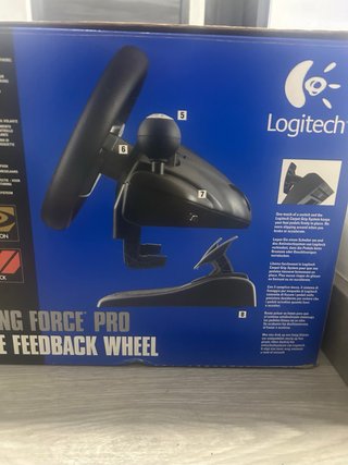 Volante Logitech Driving Force Pro PS2/PC