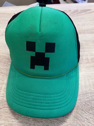 Gorra Minecraft Creeper Verde