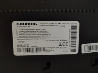Televisión Grundig 28 Negra