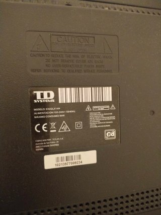 TV TD Systems 32 Negra