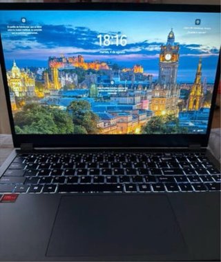 Portátil 15,6 2 en 1 Negro 360grados