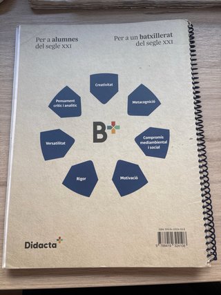 Història de la filosofia, 2 Batxillerat, B+.