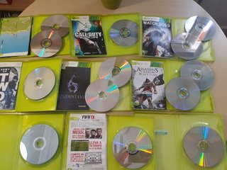 Lote 9 Juegos Xbox 360: GTA, CoD, FIFA, PES