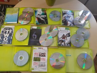 Lote 9 Juegos Xbox 360: GTA, CoD, FIFA, PES