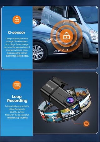 Dash Cam V109 2.5K