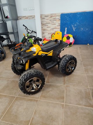Quad Infantil Eléctrico Amarillo
