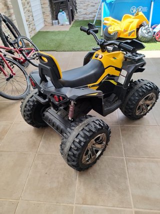 Quad Infantil Eléctrico Amarillo
