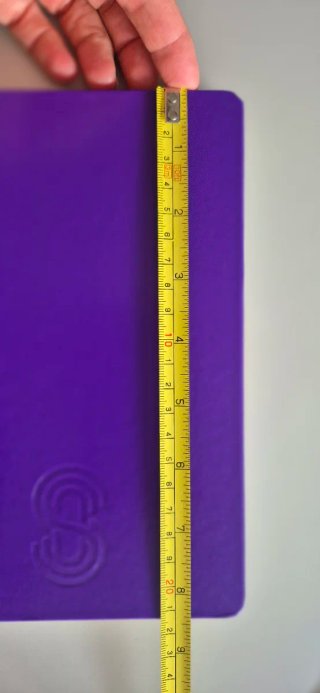 Quaderno righe copertina rigida viola formato A5