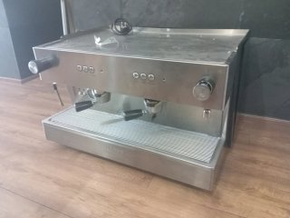 Cafetera industrial discos café