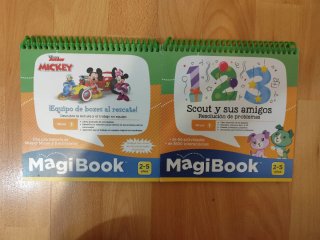 MagiBook con 3 libros interactivos Vtech