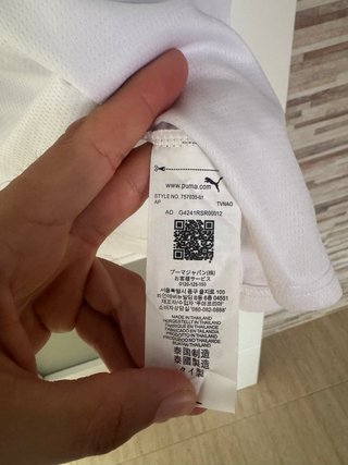 Camiseta Valencia Puma Talla M Nueva