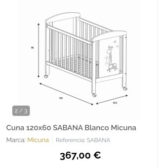 Cuna de bebé