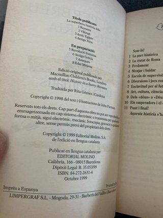 La superbreu història dels romans