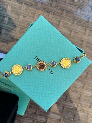Pulsera Tiffany & Co. con piedras azules