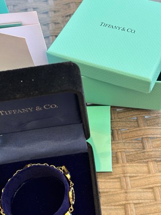 Pulsera Tiffany & Co. con piedras azules